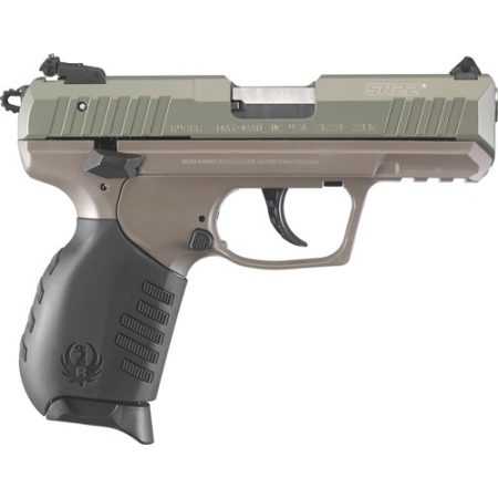 RUGER SR22PB 22LR 3.5" AS - JUNGLE GREEN SLD ELITE EARTH F