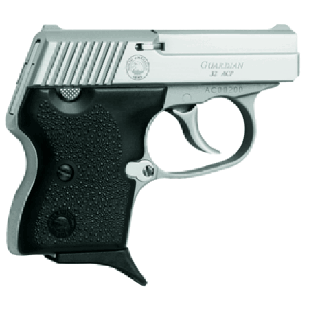 NAA GUARDIAN 32ACP 6+1 SHOT - SS/POLYMER SILVER BLACK SYN