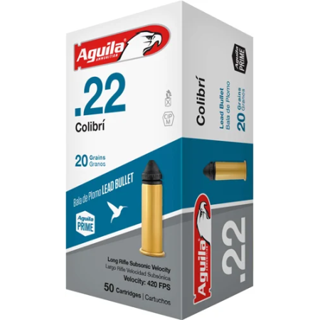 AGUILA COLIBRI 22LR 20GR - LEAD-RN 1000RD CASE LOT
