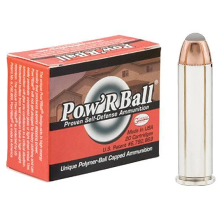 Glaser Pow'RBall Handgun Ammunition  .357 Mag 100 gr JHP 1450 fps 20/box
