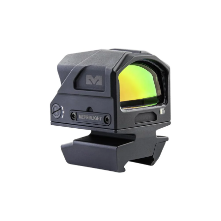 Mepro MCO PRO Closed Emitter Carbine Optic Red Dot Red 3 Segment 2/68 MOA Speed Ring Black