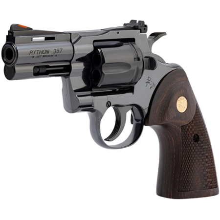 COLT PYTHON 357MAG 3" - BLUED WALNUT W/GOLD MEDALLION