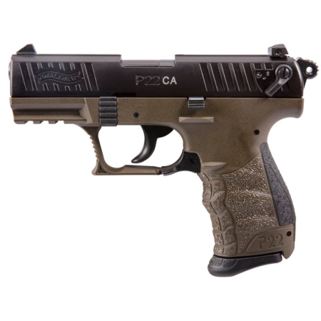 WALTHER ARMS P22 MLTRY 22LR 10+1 3.4" OD CA