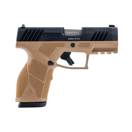 Taurus GX2 Handgun 9mm Luger 13rd Magazines (2) 3.38" Barrel Tan Frame/Black Slide