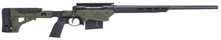 Savage Arms 57550 Axis II Precision 243 Win 10+1 22", Matte Black Barrel/Rec, OD Green Adjustable MDT Aluminum Chassis, Polymer Grip