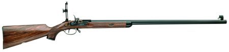 Taylors & Company 210065 Gibbs Pedersoli 45 Cal Percussion 32.31" Blued Single Shot Steel Barrel, Color Case Hardened Steel Receiver, Fixed Checkered Walnut Stock