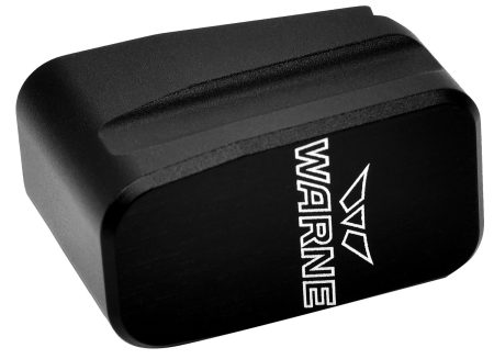 Warne MEG43X2BLK Magazine Extension made of 6061-T6 Aluminum with Hardcoat Anodized Black Finish for Glock 43X, 48 Magazines (Adds 2rds)