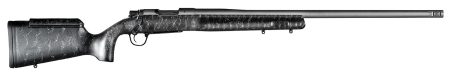 Christensen Arms 8010201100 Mesa Long Range 6.5 PRC 4+1 26" Threaded Barrel, Tungsten Gray Cerakote, Black with Gray Webbing Stock