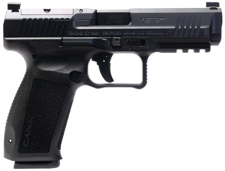Canik METE SFT 9mm pistol in black with optics-ready slide, two magazines and accessory kit