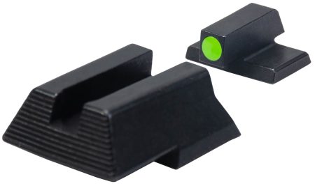 HK 51000932 Night Sight Set Iron Sight Green Tritium Black Frame Fits HK VP9/VP40/P30/HK45