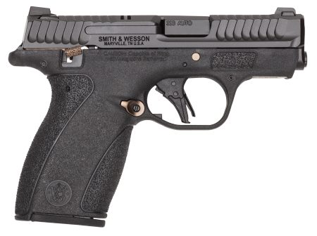 Smith & Wesson Bodyguard 2.0 .380 ACP compact pistol with black polymer frame and PVD-coated controls