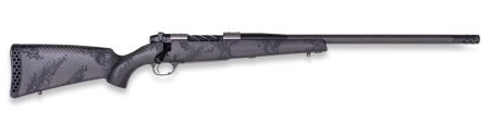 Weatherby MGT01N25CMR4B Mark V Backcountry Guide TI 25 Creedmoor 3+1 22" + 2" Graphite Black Cerakote Fluted Threaded Barrel, Titanium Drilled & Tapped Receiver, Exposed Carbon  w/Carbide Black Accent