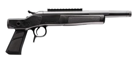 CVA CP801 Scout XP 223 Rem 1rd 11.50" Matte Stainless Steel Fluted Threaded Barrel, Picatinny Rail, Graphite Black XP Pistol Grip