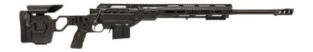 Cadex Inc CDXMCKRKN30824BR20I2F1 CDX-MC Kraken 308 Win 10+1 24" Black DLC Match Grade Threaded Barrel, Black DLC Receiver w/Picatinny Rail, M-LOK Handguard, Black Adjustable Folding Buttstock, Black P
