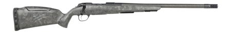 Fierce Firearms  CT Rage LR Full Size 6.5 PRC 4+1 24" Carbon Fiber Match Grade Threaded Barrel, Black Cerakote Titanium Drilled & Tapped Receiver, Picatinny Rail Forend, Carbon Matrix Push Button Adj