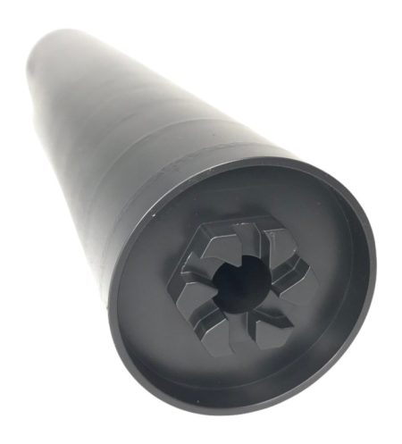 Fuqua Precision Machining DACH30SSBLK Dirty Dachshund 30Cal 1.60" Black 17-4 Stainless Steel 1.375"x24