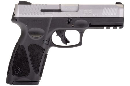 Taurus G3 full-size 9mm pistol with 4 inch stainless barrel and black polymer frame