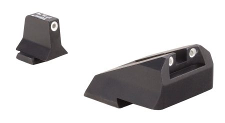 Trijicon 600900 Suppressor/Optic Height Sights Green/Tritium White Outline Front Sight-Green/Tritium White Outline Rear Sight Smith & Wesson M&P/M&P M2.0