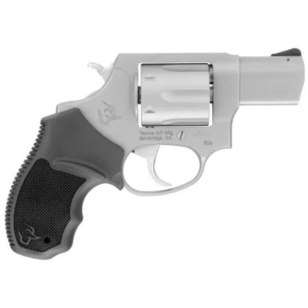 TAURUS 856 2-inch .38 Special stainless revolver with black rubber grip