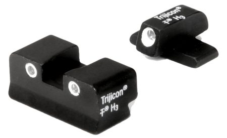 Trijicon 600481 Bright & Tough Night Sights Green/Tritium White Outline Front Sight-Green/Tritium White Outline Rear Sight Springfield Armory XD/XD-M/XD-S
