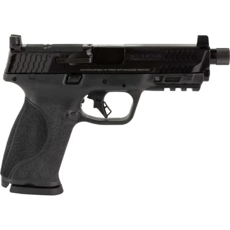 Smith & Wesson M&P9 M2.0 9mm full-size pistol 4.62in threaded barrel optic-ready black