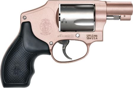 Smith & Wesson S&W 642 .38 Special 1.88in stainless 5-shot revolver rose gold frame