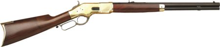 Cimarron 1866 Yellowboy lever-action rifle .44 S&W Special 20 inch octagon barrel brass blued walnut