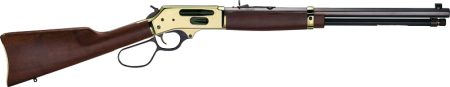 Henry Repeating Arms H009BGL Brass Lever Action .30-30 20-inch octagon barrel walnut stock