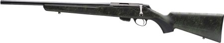 TIKKA T1X 22LR 20" THREADED - BLUED/ROUGHTECH EMERALD LEFT H
