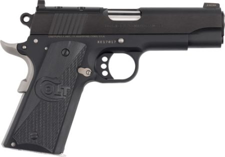 COLT NIGHT COMMANDER 45ACP - 4.25" 8RD BLACK BLUED OPT RDY