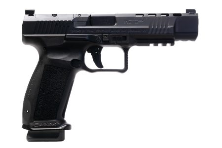 Canik METE SFx 9mm full-size black pistol, optics-ready, includes two magazines