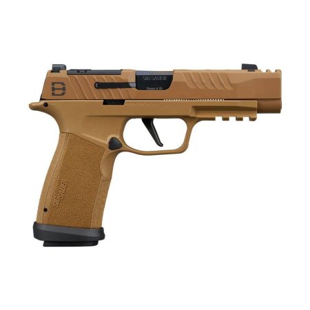 Sig Sauer P365-XF DH3 Handgun 9mm Luger 10rd Magazines(3) 3.7" Barrel DH3 Slide Coyote Optic Ready Competition Magwell