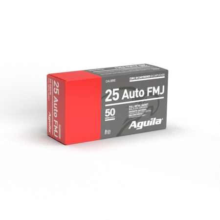 AGUILA 25 AUTO FMJ 50GR 50RD BOX 20 BXS PER CS