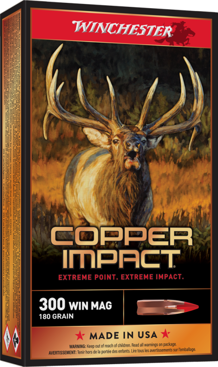 WINCHESTER COPPER IMPACT 300WM 180G LF 20RD BX 200RD CASE