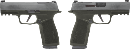 SIG SAUER P365 X-MACRO 9MM PSTL 3.7" CRUSHED SILVER BATTLEWORN 2-17RD MAGAZINES