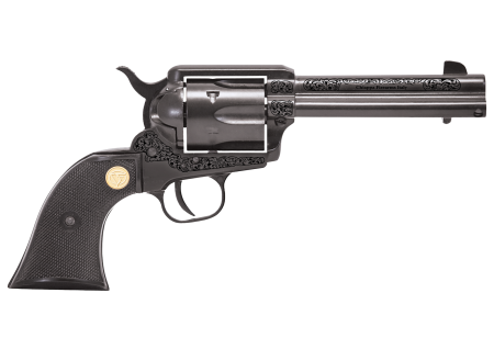 CHIAPPA 1873 REVOLVER SAA 22LR PISTOL BLACK 4.75" ENGRAVED FRAME