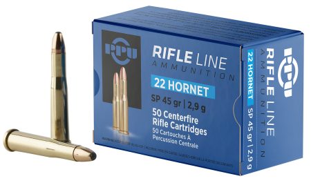 PPU 22 HORNET 45GR SP 50RD BOX 20 BOXES PER CASE