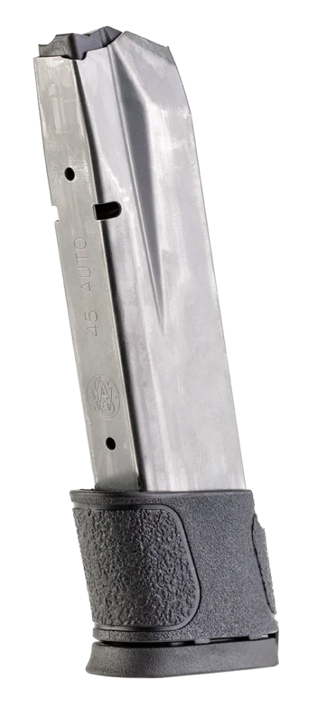 S&W M&P45 MAGAZINE 45 ACP, 14 RD BLK BS PLATE