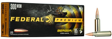 Federal P300WSMBCH1 Premium 300WSM 185gr Berger Hybrid Hunter 20 Per Box/10 Case