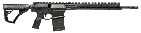 Daniel Defense 0215822207047 DD5 V4 6.5 Creedmoor 18" 20+1 Black Hard Coat Anodized 6 Position w/SoftTouch Overmolding Stock MLOK
