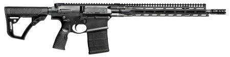 Daniel Defense 0215707258055 DD5 V3 *CA Compliant 7.62x51mm NATO 16" 10+1 Black Hard Coat Anodized Black Phosphate 6 Position w/SoftTouch Overmolding Stock Black Polymer Grip