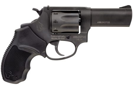 Taurus 942M 3-inch 8-round matte black revolver side view
