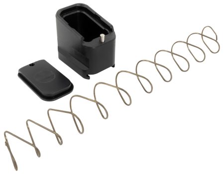 Shield Arms G19ME5BLK Magazine Extension +5 Extended 9mm Luger/40 S&W 5rd Compatible w/Glock 19/23, Black Anodized Aluminum