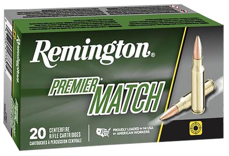 Remington Ammunition 27680 Premier Match 223Rem 69gr Sierra MatchKing BTHP 20 Per Box/10 Case