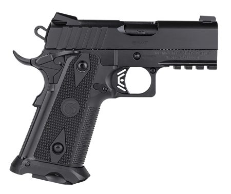 Girsan 395055 Witness2311 45 ACP 11+1 3.40" Black Steel Barrel, Black Serrated Steel Slide, Black Polymer Frame w/Beavertail & Picatinny Rail, Black Checkered Polymer Grip, Ambidextrous