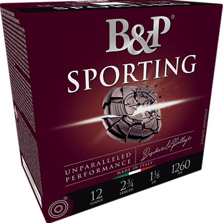 B&p Ammunition 12B1SC85 Sporting Clay  12Gauge 2.75" 1oz 8.5Shot 25 Per Box/10 Case