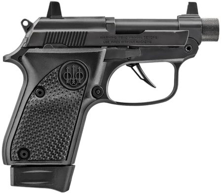 Beretta USA J20X22R8TB 20X Bobcat 22 LR 8+1 2.80" Black Steel Barrel, ELS/Serrated Steel Slide & Polymer Frame w/Beavertail, Helica Texture Grip