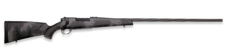 Weatherby  Mark V Live Wild 25 Creedmoor 4+1 22" Carbon Gray Cerakote Fluted Threaded Barrel, Carbon Gray Cerakote Drilled & Tapped Steel Receiver Fixed Black w/Gray Accents Polymer Stock, Right Hand