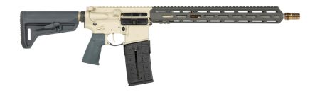 Q LLC  Sugar Weasel *CA Compliant 300 Blackout 10+1 16" Clear Anodized Cerakote Aluminum Receiver w/Picatinny Rail, M-LOK Handguard, CMOE SL-K Black Polymer Stock, Black Polymer Grip