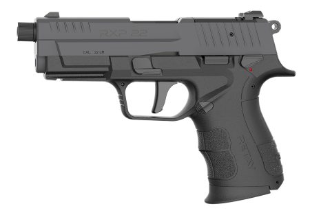 Retay USA RXP22BSG10TH RXP 22 LR 10+1 4" Threaded Barrel, Gray Cerakote Optic Ready/Serrated Slide, Black Cerakote Polymer Frame w/Accessory Rail, RMSc/RMR Footprint